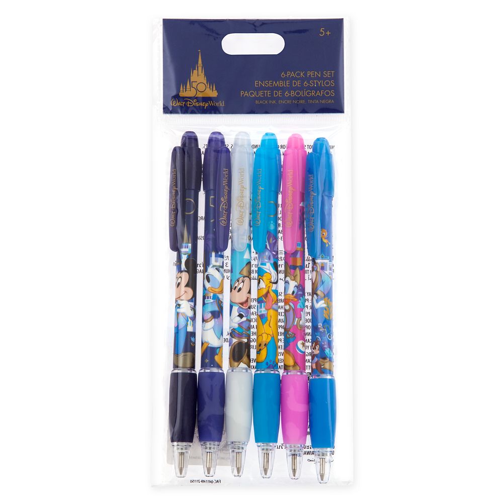 Mickey Mouse and Friends Pen Set – Walt Disney World 50th Anniversary
