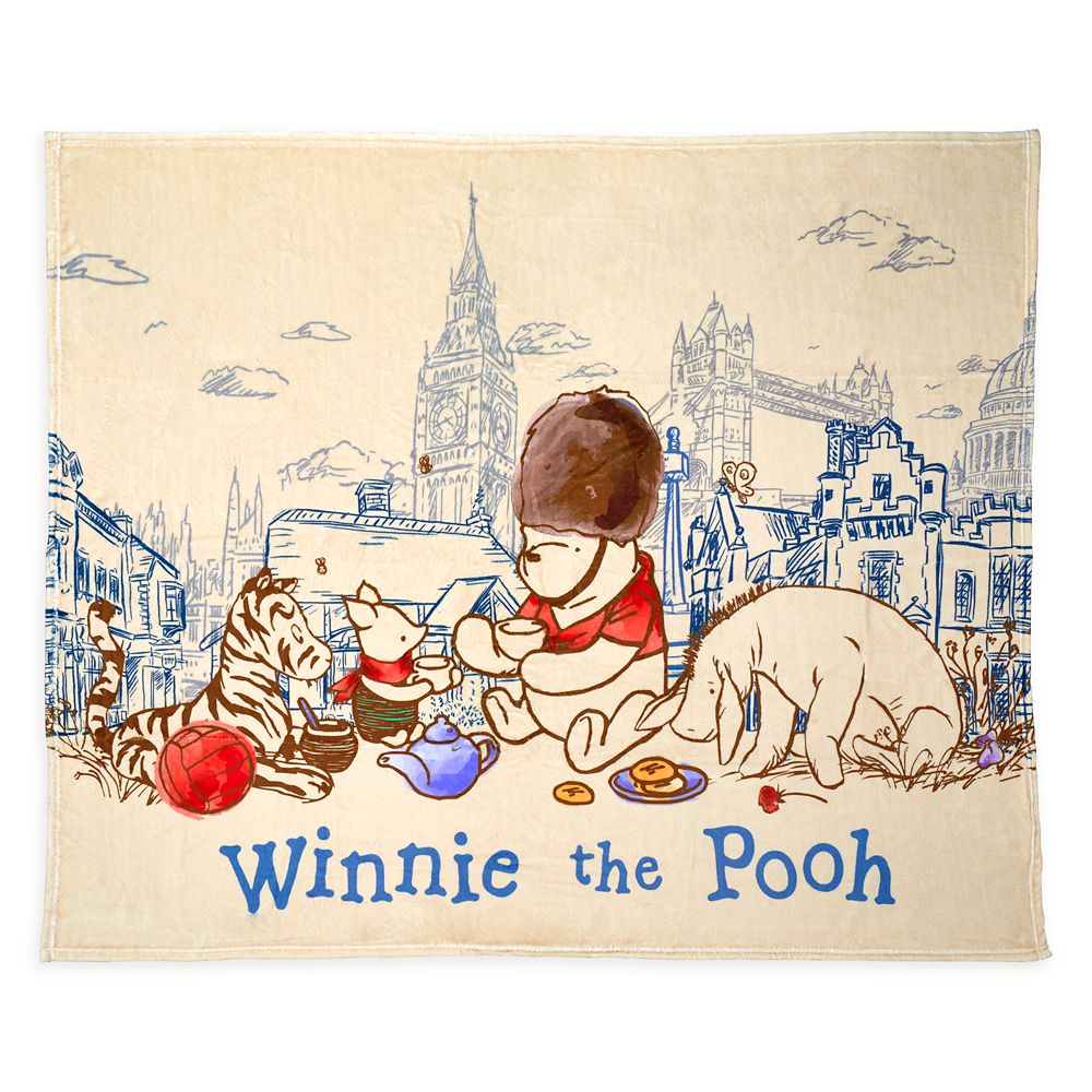 Winnie the Pooh and Pals Classic Fleece Throw – Epcot