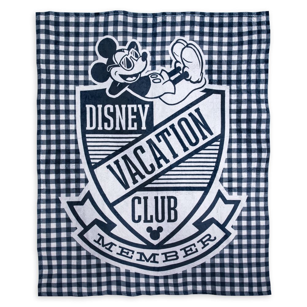 Mickey Mouse Fleece Throw  Disney Vacation Club