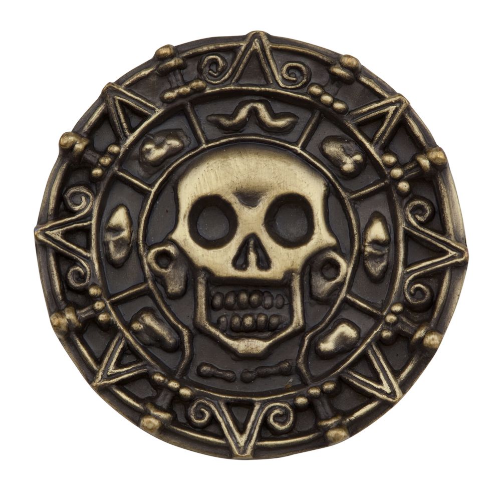 Disney, Jewelry, Bronze Pirates Of The Caribbean Medallion Necklace