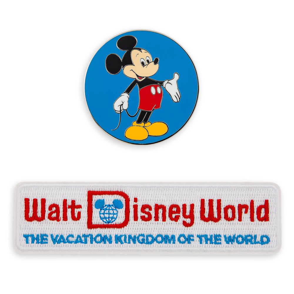 Mickey Mouse Pin and Patch Set – Walt Disney World