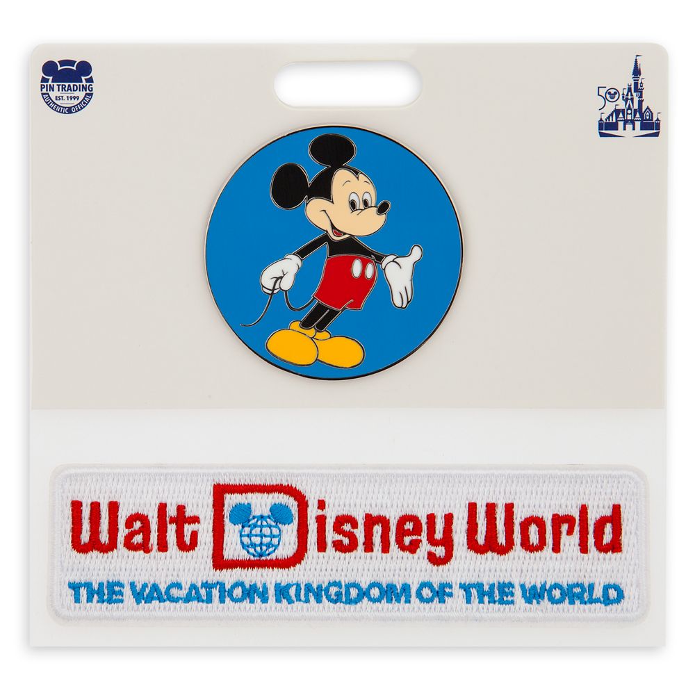 Mickey Mouse Pin and Patch Set – Walt Disney World