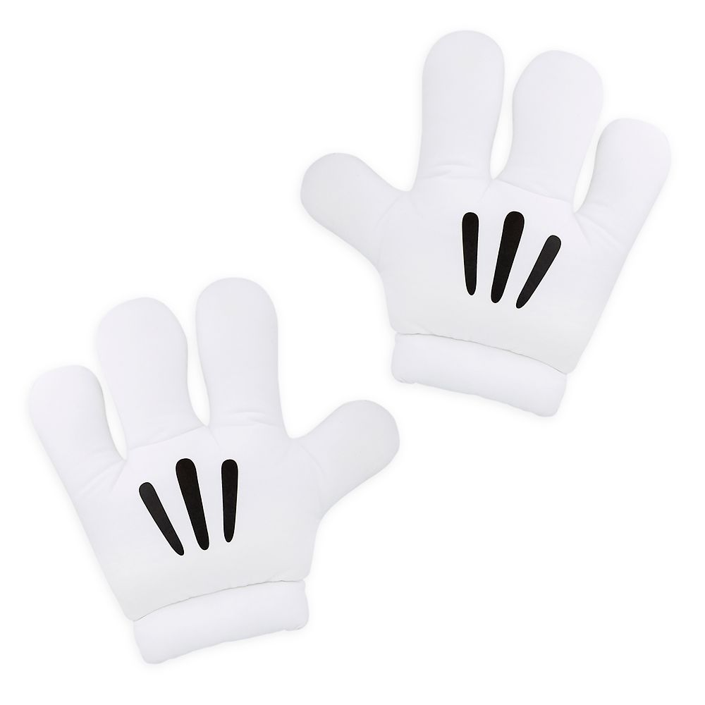 white mickey gloves