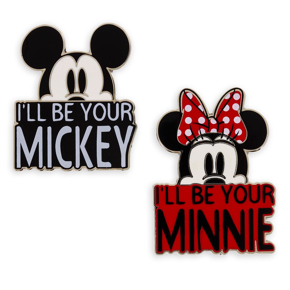 Mickey And Minnie Mouse Pin Set Shopdisney