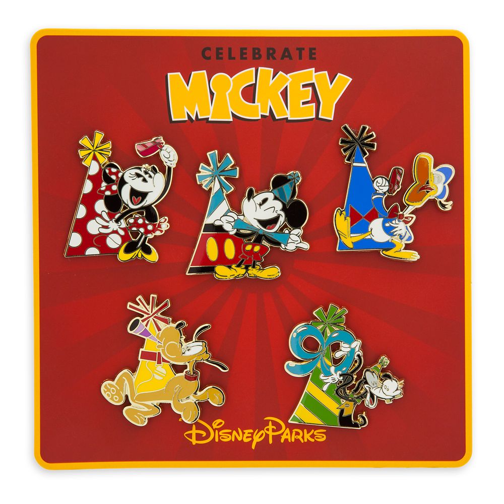 Mickey Mouse and Friends Celebrate Mickey Pin Trading Booster Set