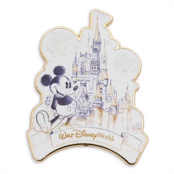 Mickey Mouse and Cinderella Castle Pin