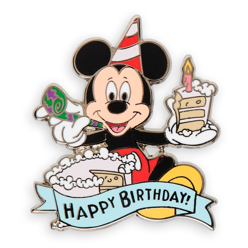 Mickey Mouse Happy Birthday Pin Shopdisney