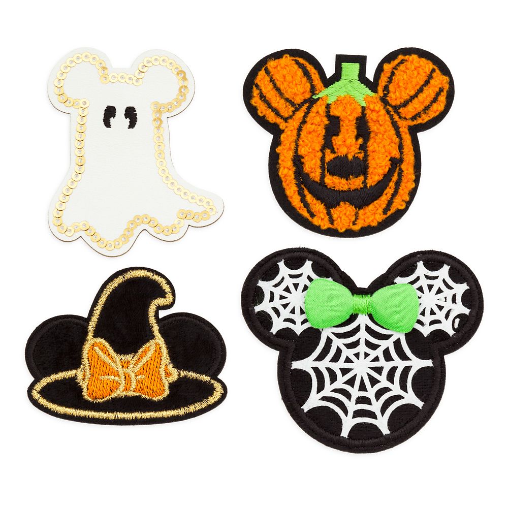 Mickey and Minnie Mouse Halloween Patched Set