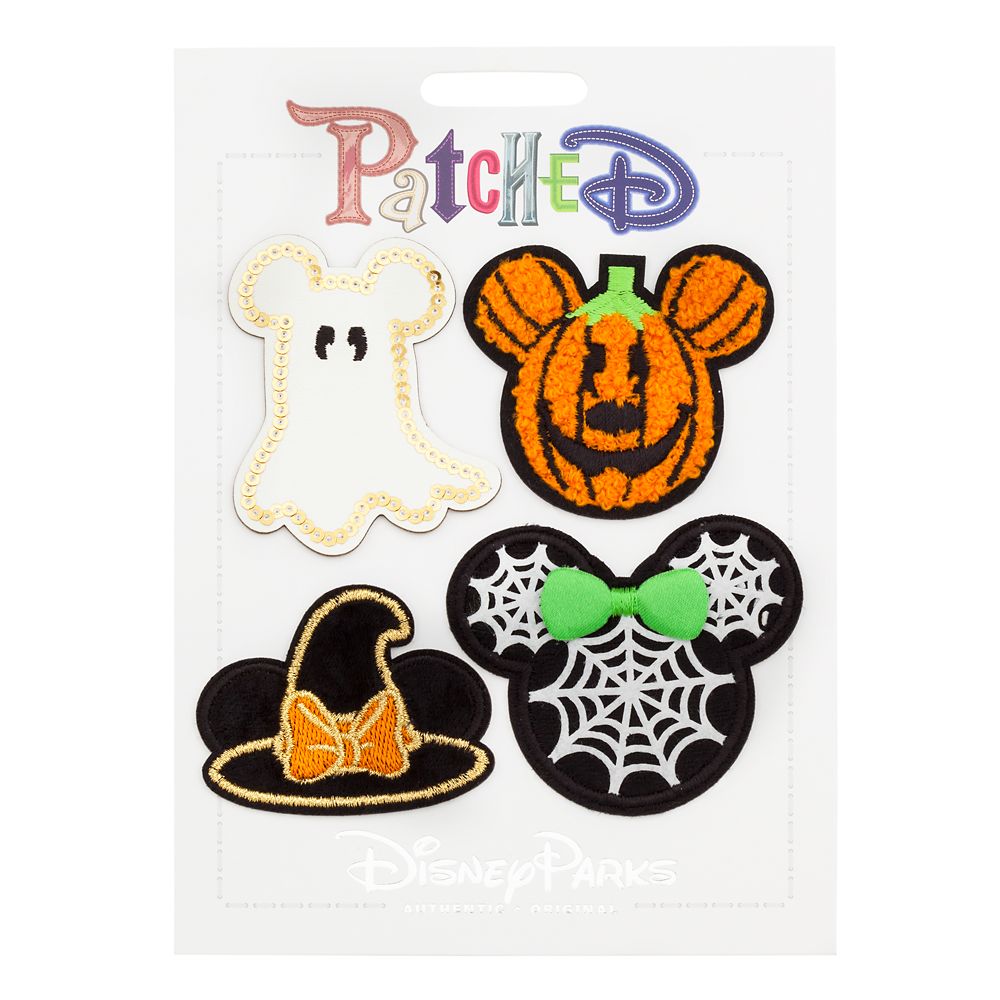 Mickey and Minnie Mouse Halloween Patched Set