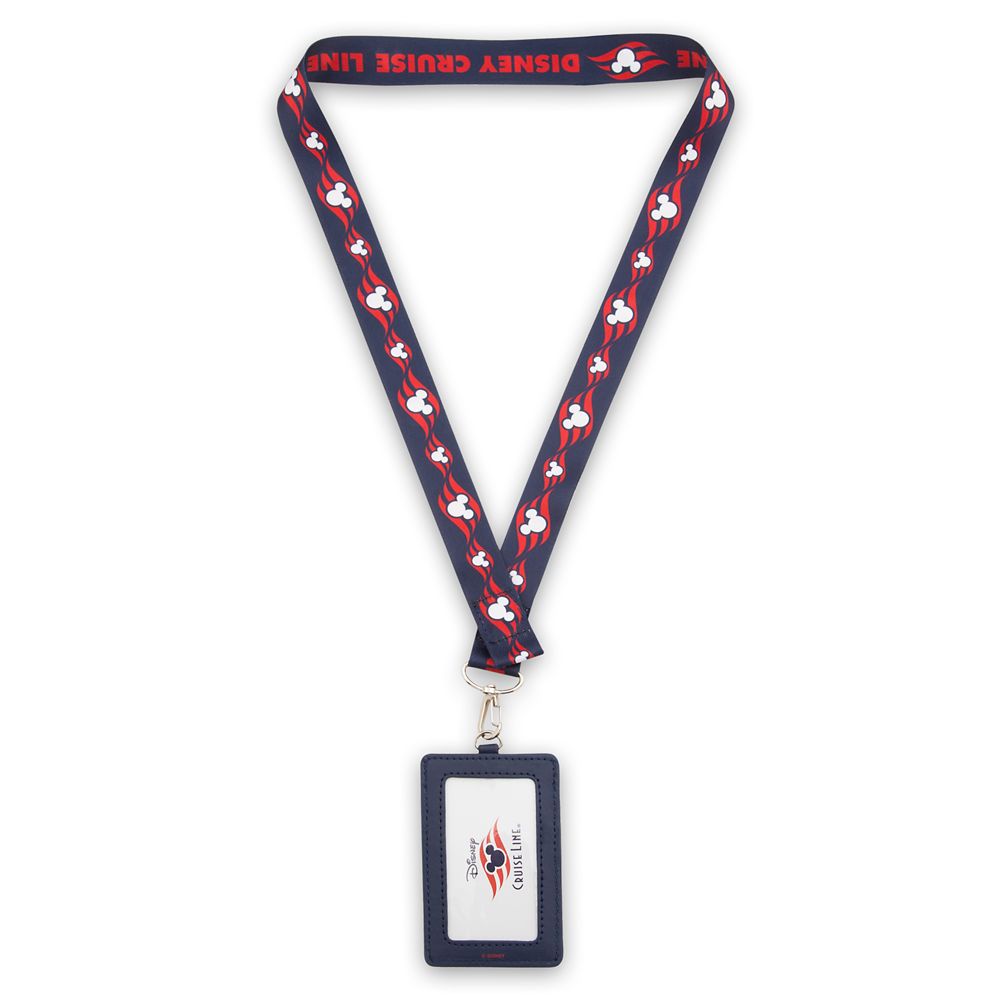 disney cruise line lanyard and card holder