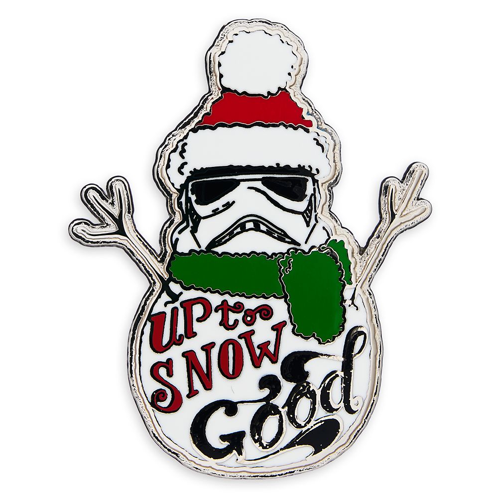 Stormtrooper ''Up to Snow Good'' Holiday Pin – Star Wars