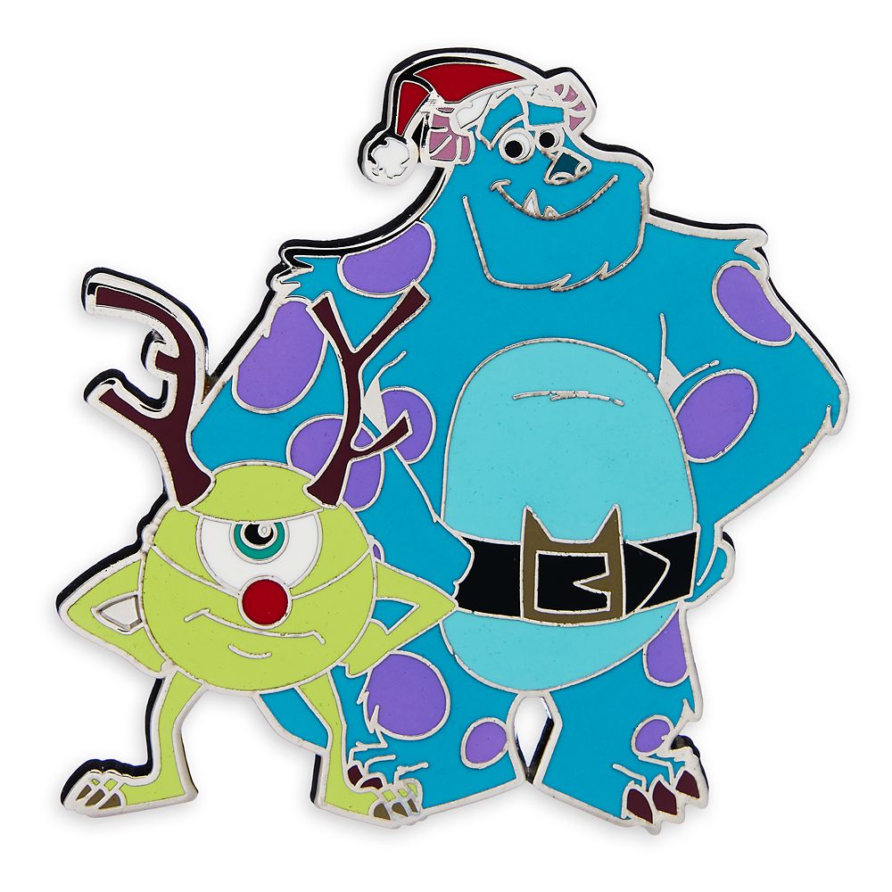 Sulley and Mike Wazowski Holiday Pin