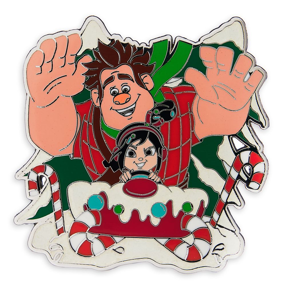 Ralph and Vanellope Holiday Pin