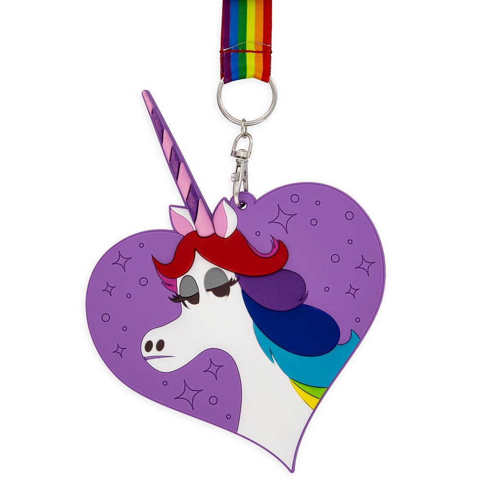 Rainbow Unicorn ID Holder and Lanyard – Inside Out