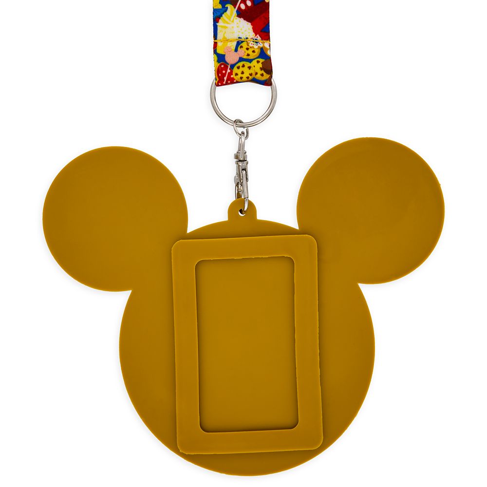 Mickey Mouse Donut ID Holder and Lanyard