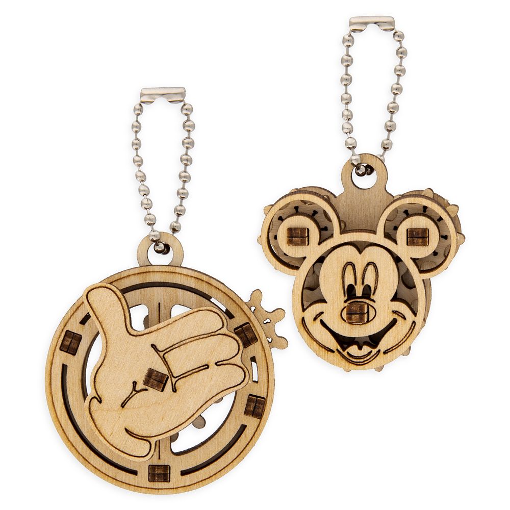 Mickey Mouse Wooden Puzzle Keychain Set by UGears