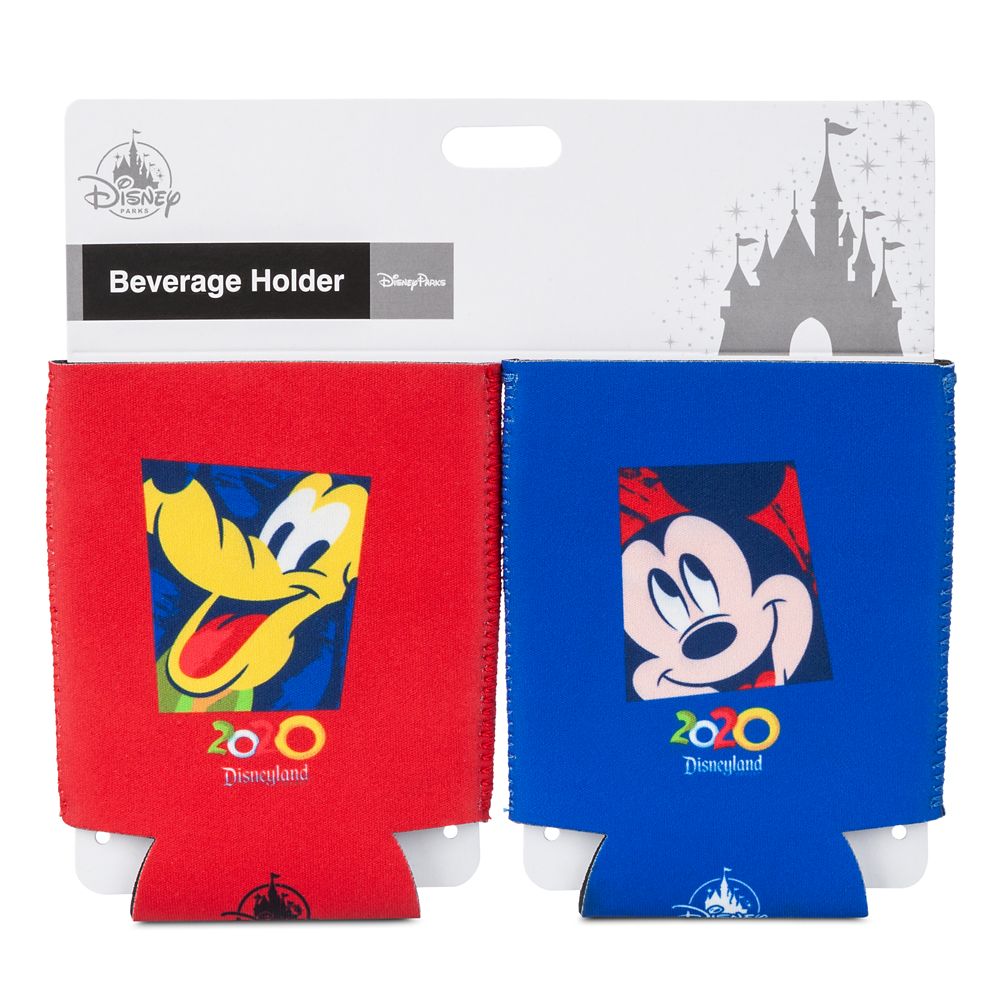 Mickey Mouse and Pluto Beverage Holder Set – Disneyland 2020