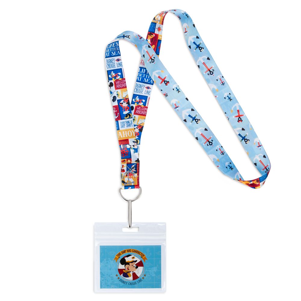 Mickey Mouse and Friends Lanyard Disney Cruise Line now out for purchase Dis Merchandise News