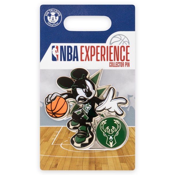 Mickey Mouse NBA Experience Pin – Milwaukee Bucks