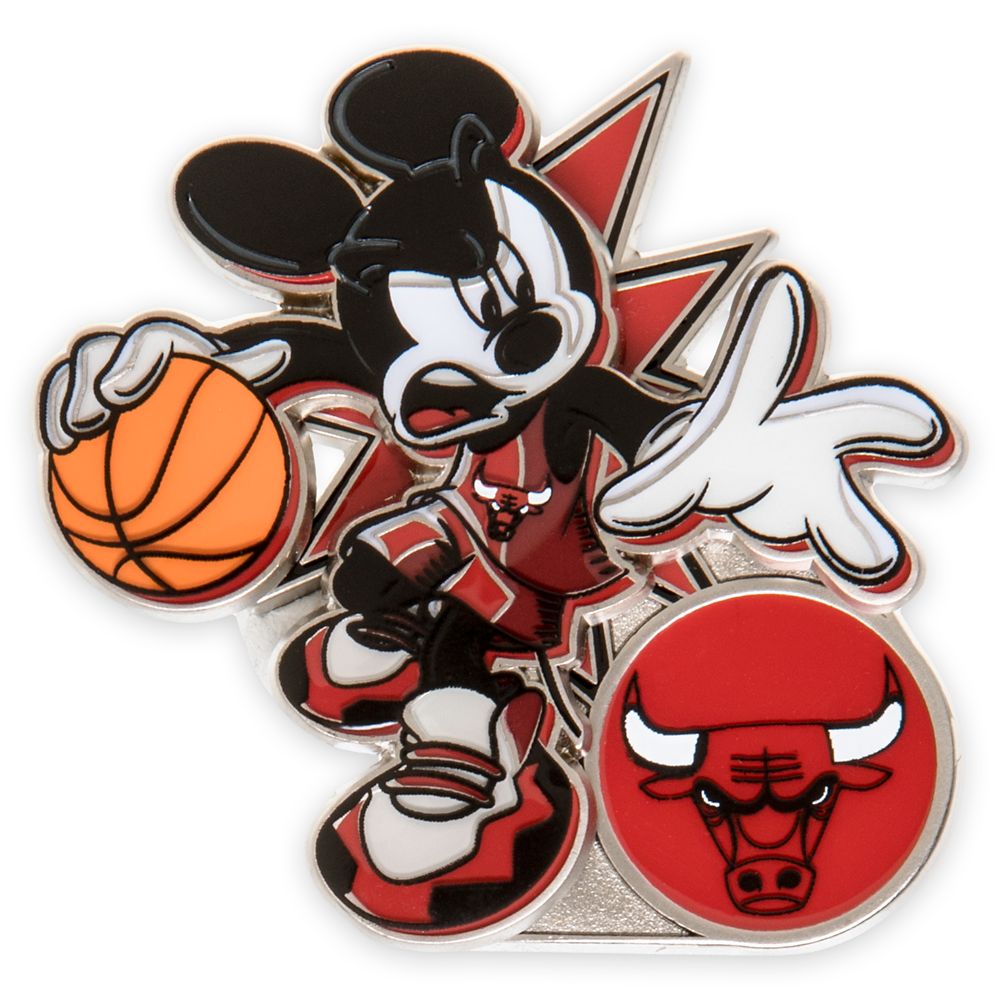 Mickey Mouse Nba Experience Pin Chicago Bulls Shopdisney