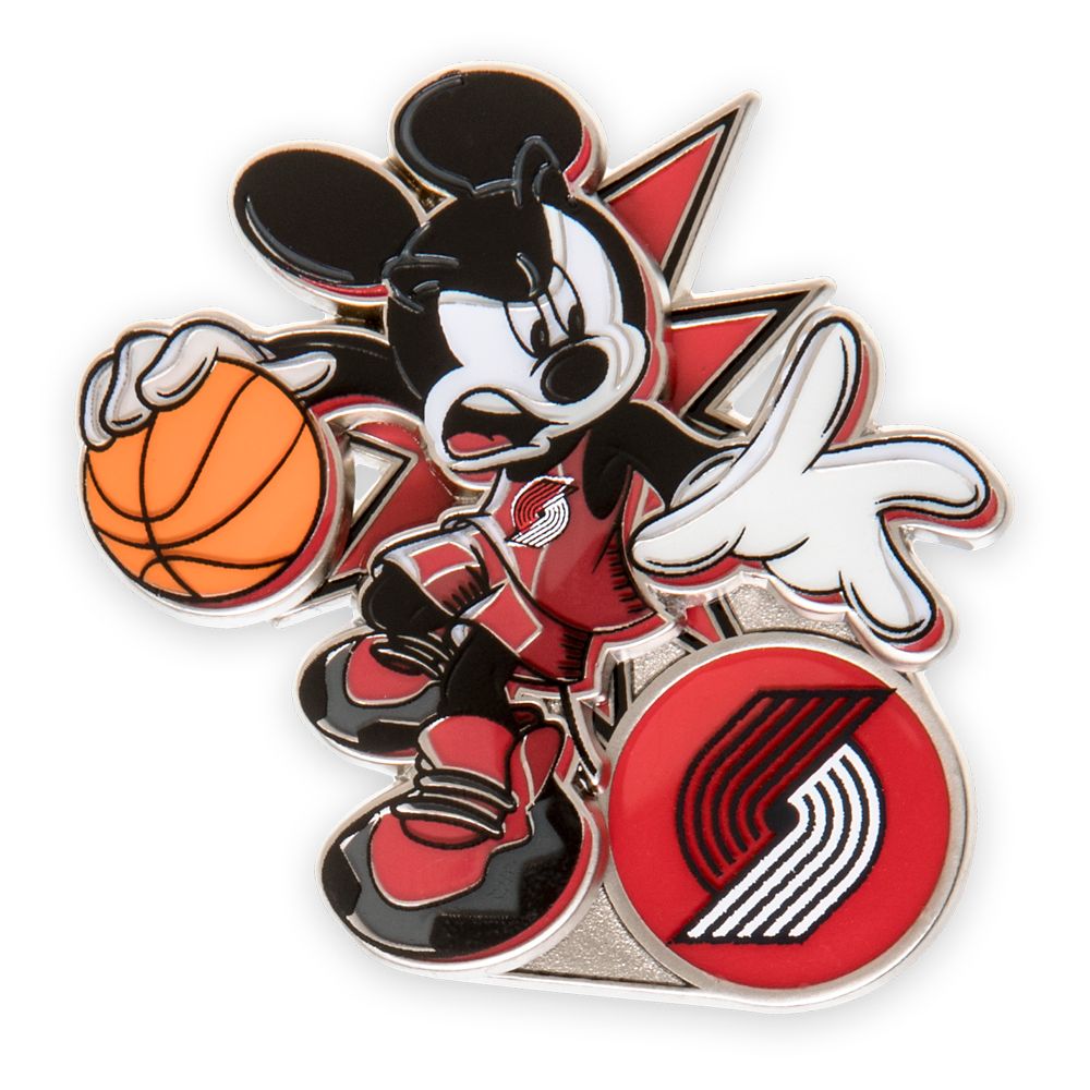 Portland Trail Blazers Junk Food Disney Mickey Squad T-Shirt - Red