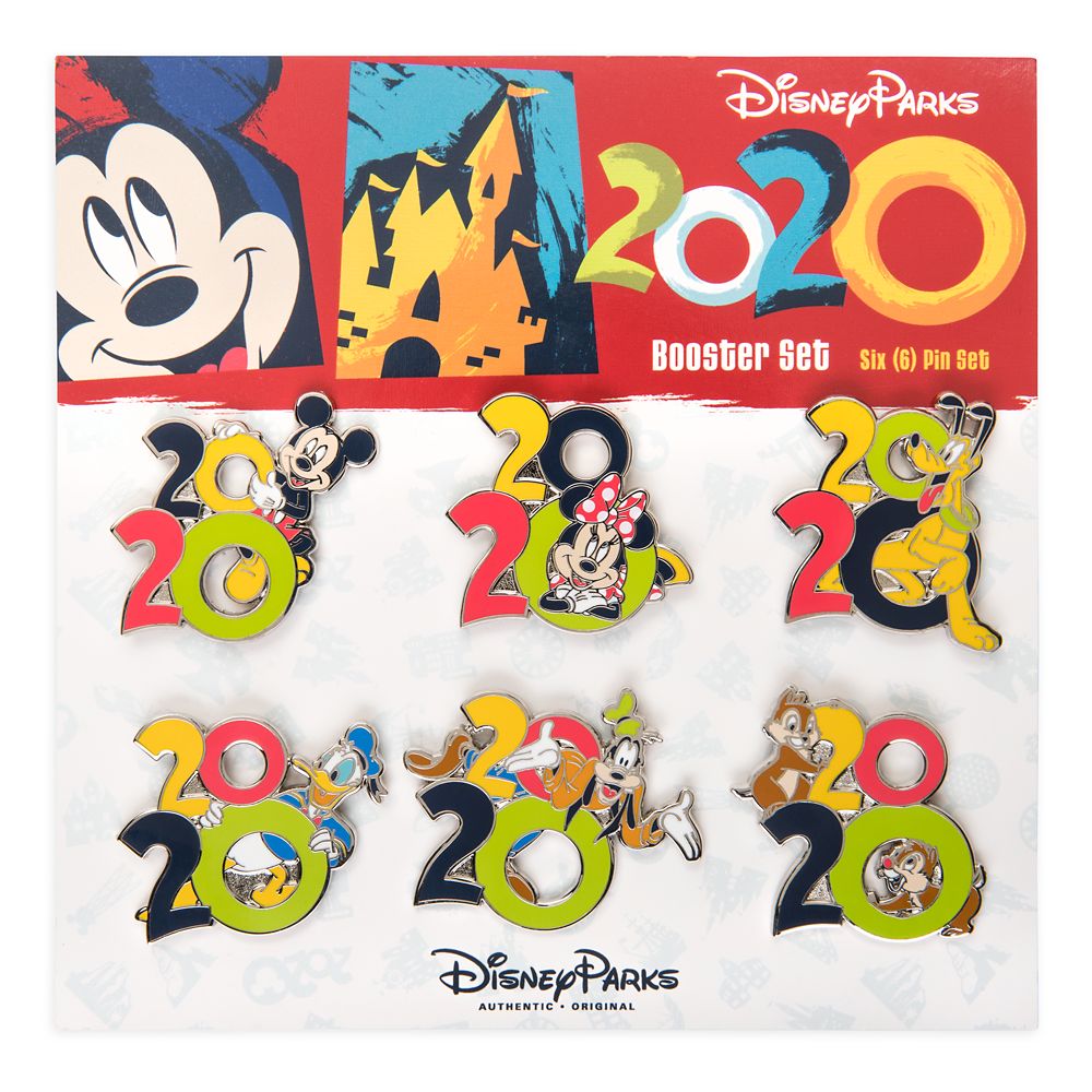 Mickey Mouse and Friends Pin Trading Booster Set – Disney Parks 2020