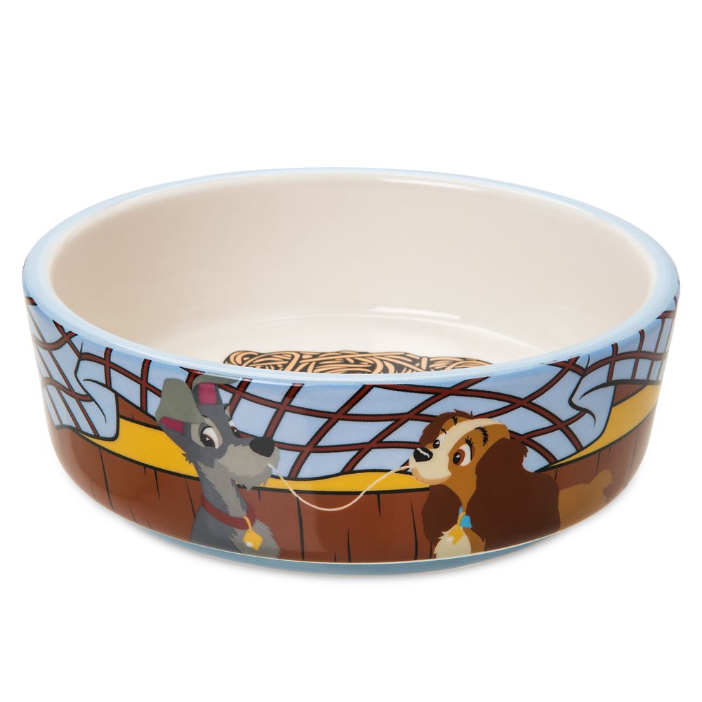 covered pet food bowl