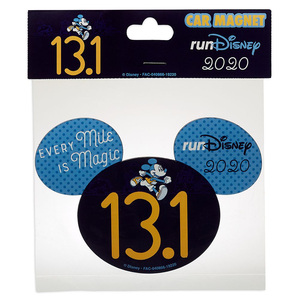 Mickey Mouse runDisney 2020 Magnet – 13.1