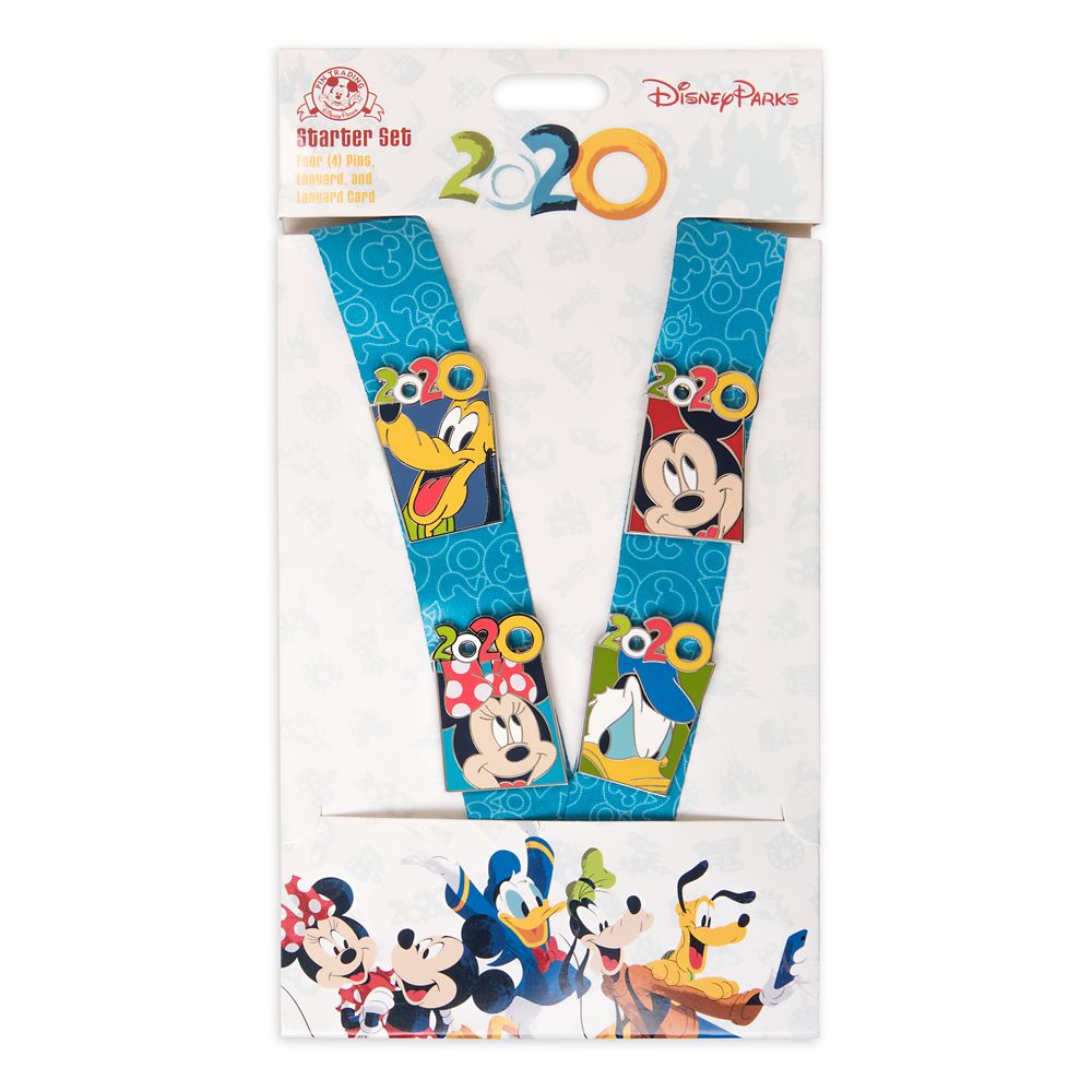 Mickey Mouse and Friends Pin Trading Starter Set – Disney Parks 2020