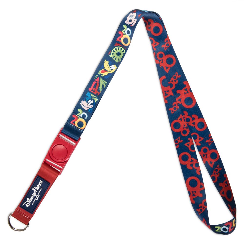 Mickey Mouse and Friends Pin Lanyard – Disneyland 2020