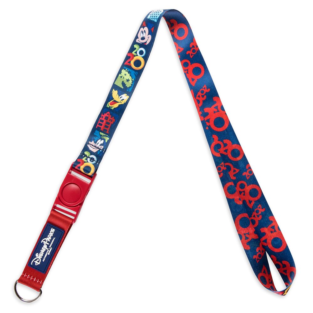 Mickey Mouse and Friends Pin Lanyard – Walt Disney World 2020