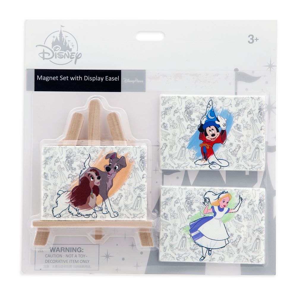 Disney Ink & Paint Canvas Magnetic Set with Display Easel