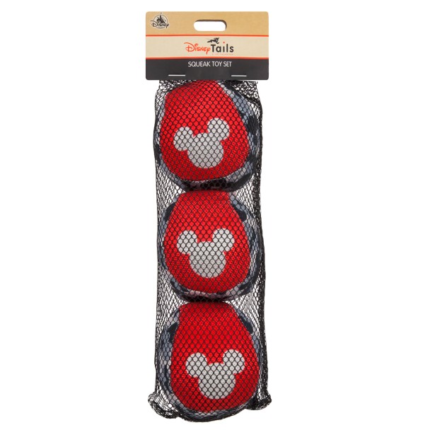 Mickey Mouse Dog Squeak Toy Set