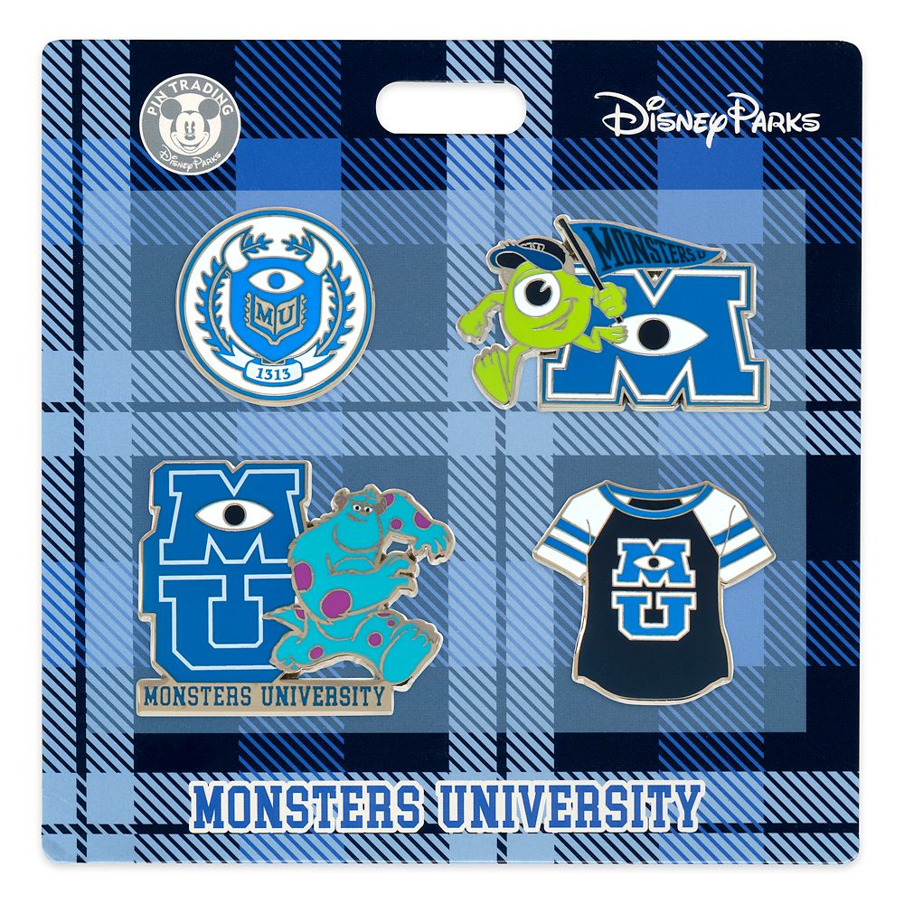 Monsters University Insignia Pin Set