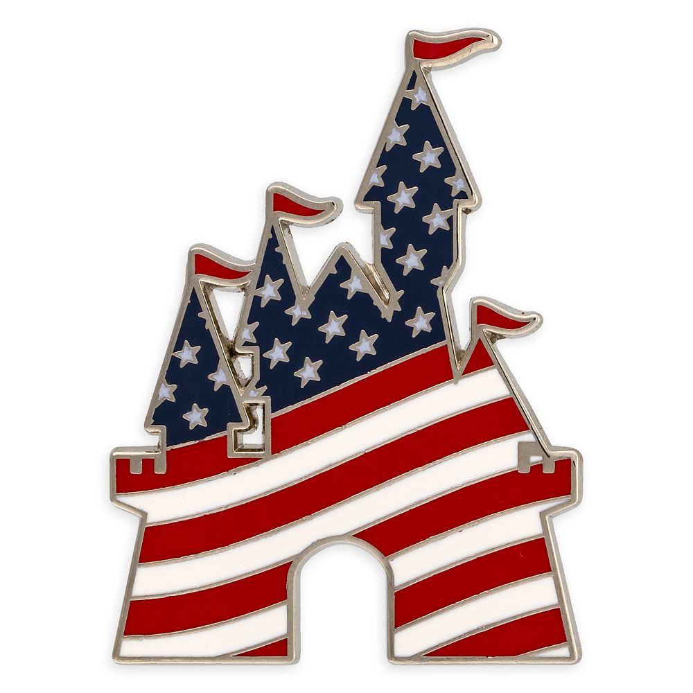 Fantasyland Castle Americana Pin