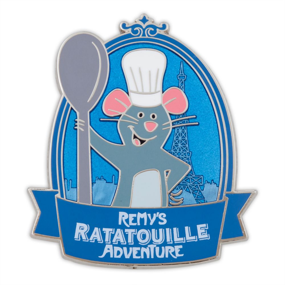 Remy's Ratatouille Adventure Logo Pin