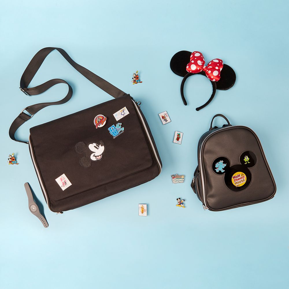 Mickey Mouse Pin Trading Messenger Bag now available online Dis