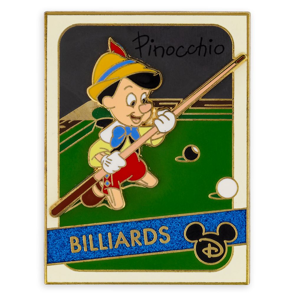 Pinocchio Pin – Trading Cards: Billiards – Limited Edition