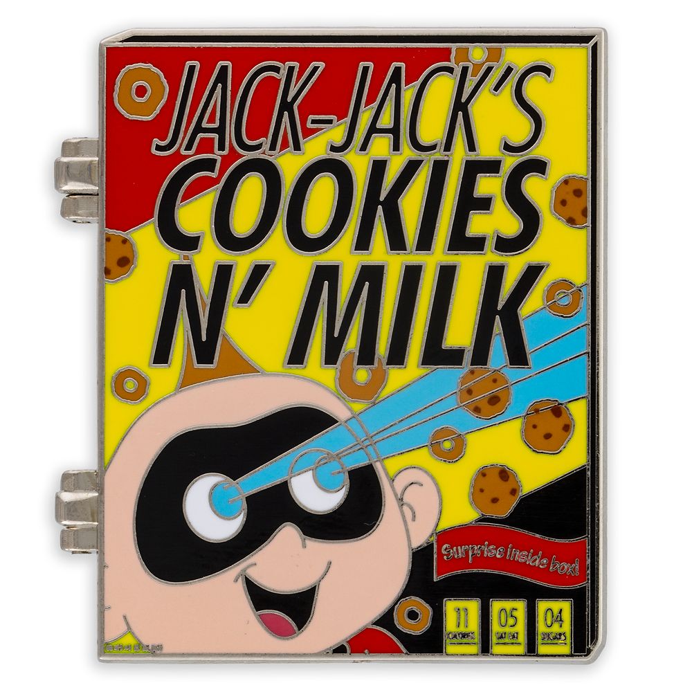 Jack-Jack Pin – Cereal Boxes: Jack Jack's Cookies N' Milk – Limited Edition