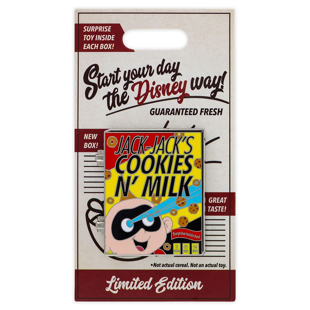 Jack-Jack Pin – Cereal Boxes: Jack Jack's Cookies N' Milk – Limited Edition