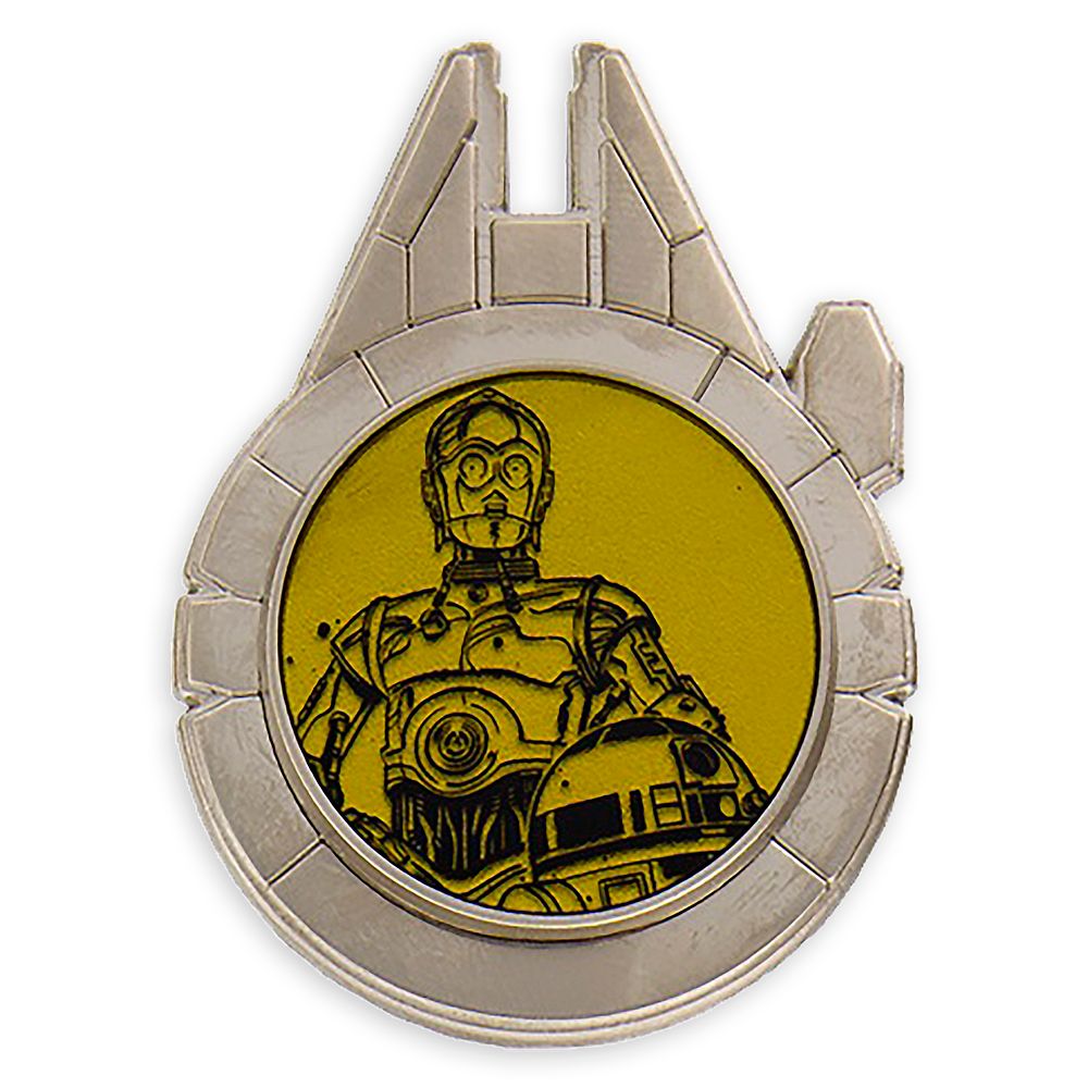 R2-D2 and C-3PO Pin – Star Wars: Galaxy's Edge: Resistance Reveal: Droids – Disneyland – Limited Edition