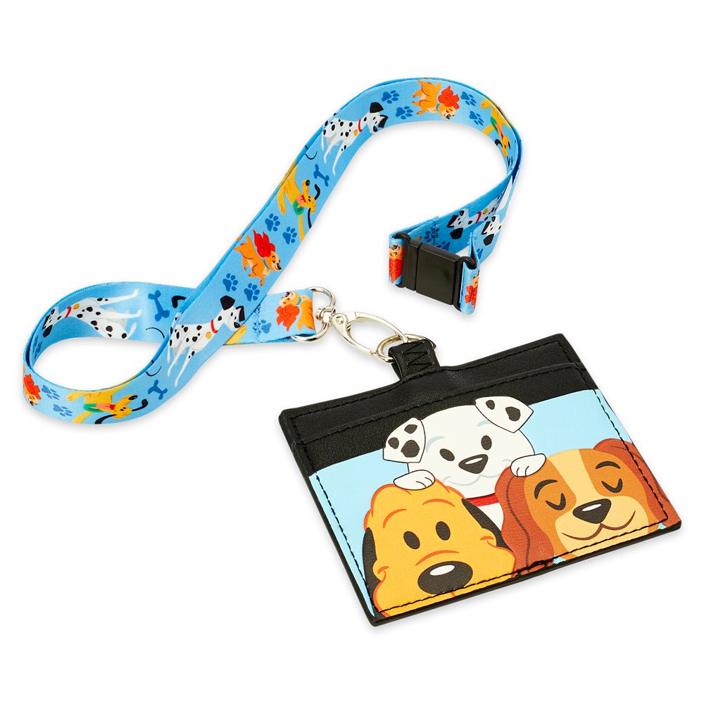 Disney Dogs Loungefly Lanyard and Card Holder