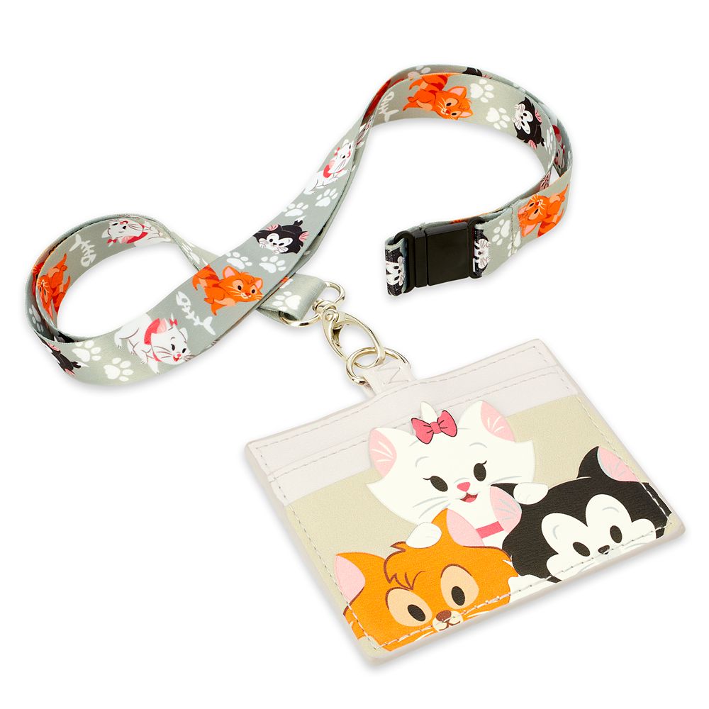 Disney Cats Loungefly Lanyard and Card Holder