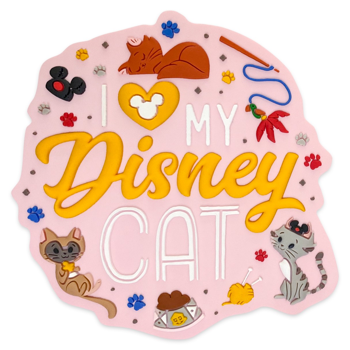 I ♥ My Disney Cat Magnet