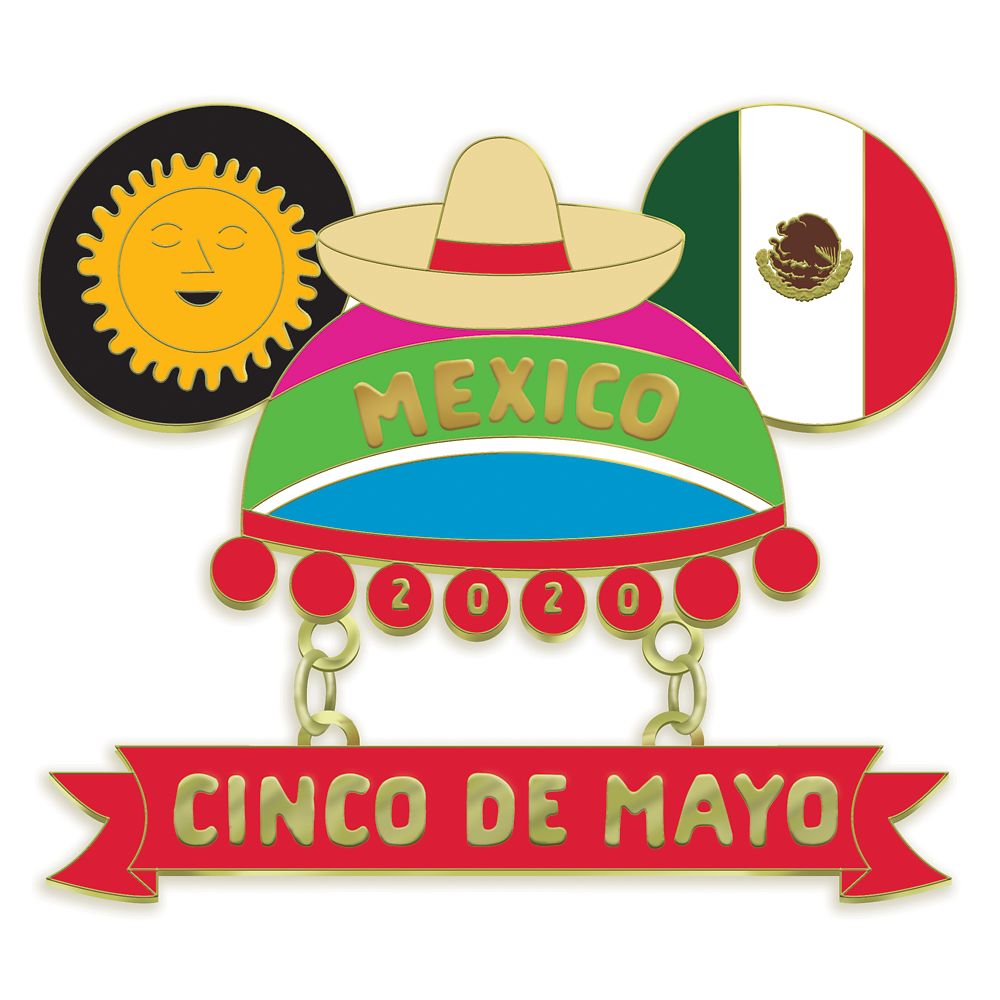 Mouseketeer Ear Hat Pin – Cinco De Mayo 2020 – Limited Edition