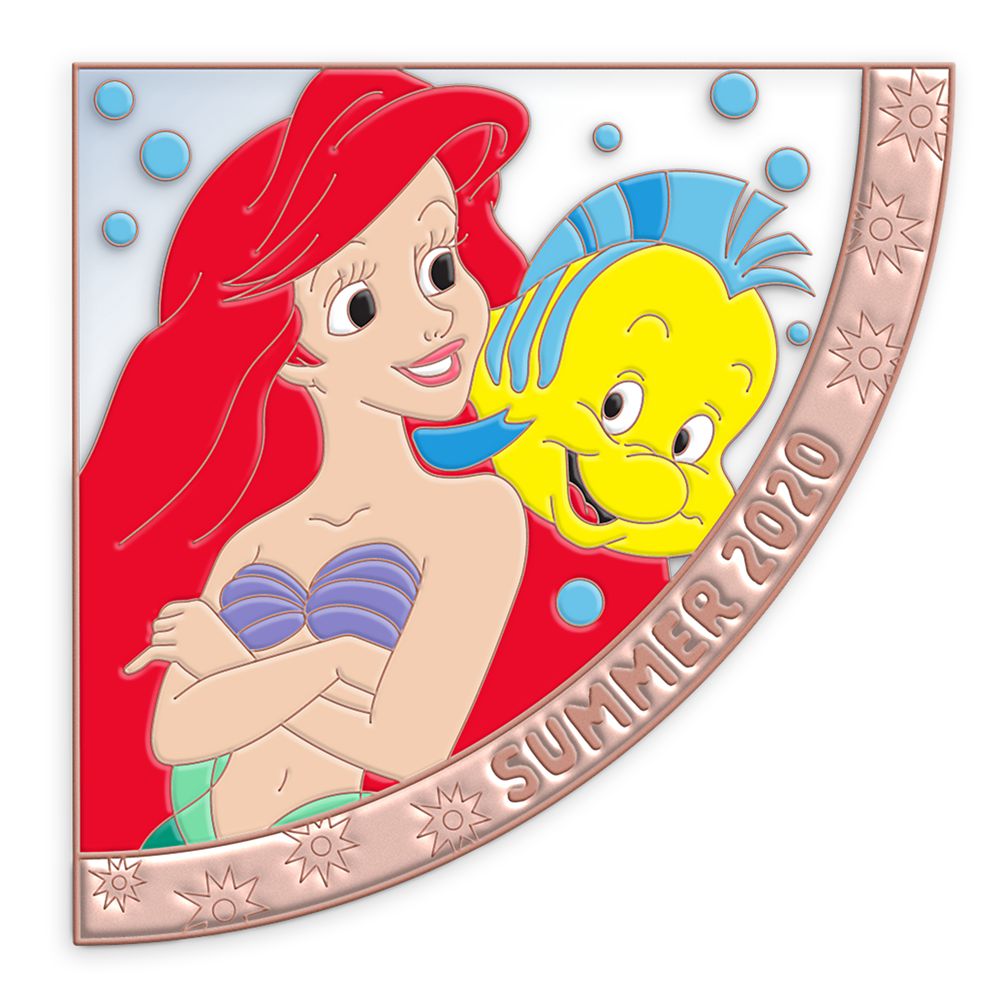 Ariel and Flounder Pin – Seasons Series – Summer 2020 – Limited Edition