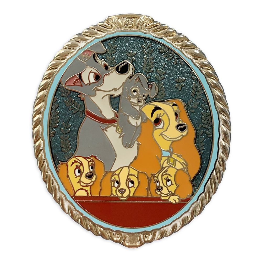 Lady and the Tramp Family Portrait Pin – Limited Edition