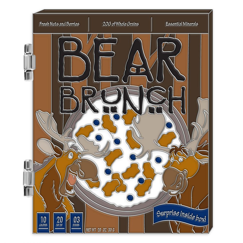 Rutt and Tuke Cereal Box Pin – Brother Bear – Pin of the Month – Limited Edition