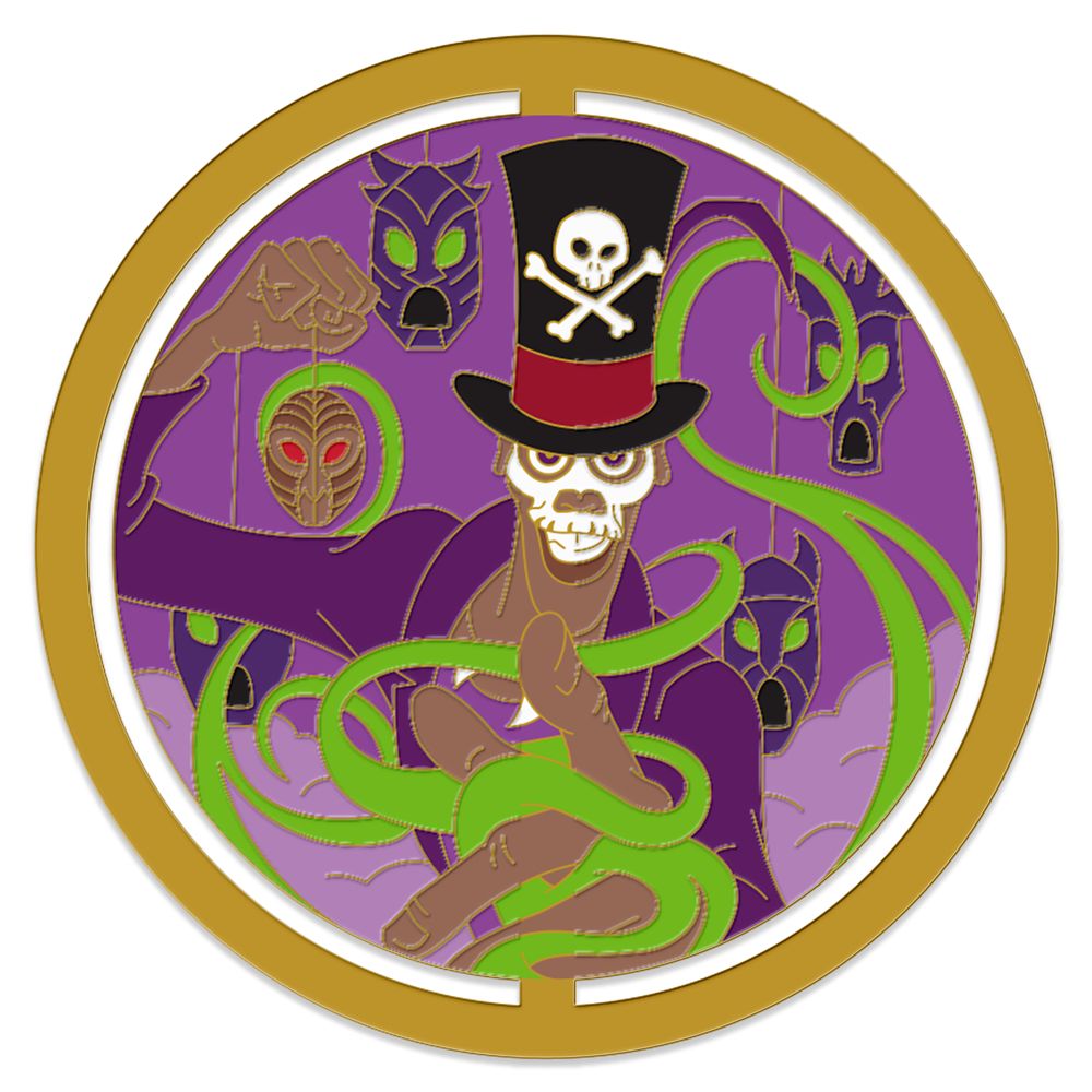 Doctor Facilier Spinner Pin – The Princess and the Frog – Enchanted Emblems – Pin of the Month – Limited Edition