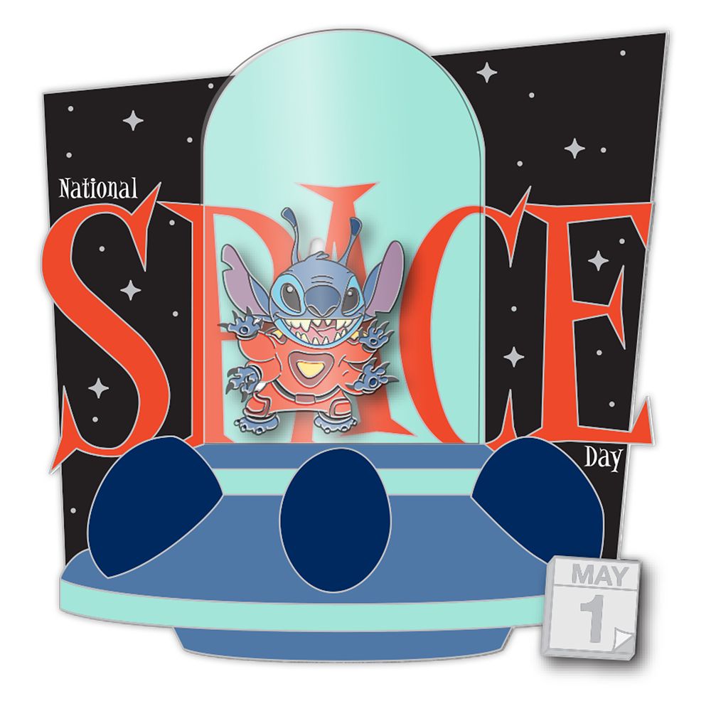 Stitch – National Space Day 2020 – Pin of the Month – Limited Edition